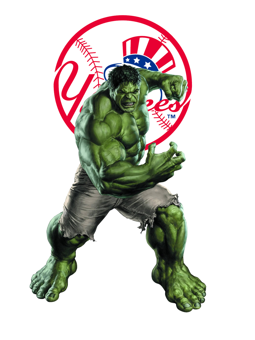 New York Yankees Hulk Logo vinyl decal